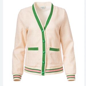 Vintage Tweed Varsity Cardigan